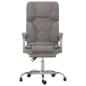Preview: Bürostuhl mit Massagefunktion Taupe Stoff