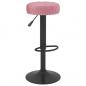 Preview: Barhocker 2 Stk. Rosa Samt