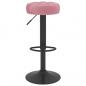 Preview: Barhocker 2 Stk. Rosa Samt