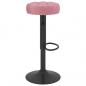 Preview: Barhocker 2 Stk. Rosa Samt