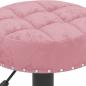 Preview: Barhocker 2 Stk. Rosa Samt