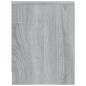 Preview: Nachttisch Grau Sonoma 40x30x40 cm Holzwerkstoff