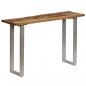 Preview: ARDEBO.de - Konsolentisch Altholz und Stahl 120×35×76 cm