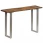 Preview: Konsolentisch Altholz und Stahl 120×35×76 cm