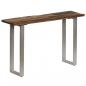Preview: Konsolentisch Altholz und Stahl 120×35×76 cm