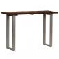 Preview: Konsolentisch Altholz und Stahl 120×35×76 cm