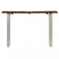 Preview: Konsolentisch Altholz und Stahl 120×35×76 cm