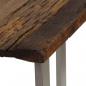 Preview: Konsolentisch Altholz und Stahl 120×35×76 cm