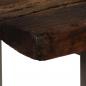 Preview: Konsolentisch Altholz und Stahl 120×35×76 cm