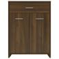 Preview: Badezimmerschrank Braun Eichen-Optik 60x33x80 cm Holzwerkstoff