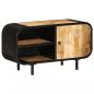 Preview: ARDEBO.de - TV-Schrank 90x30x48 cm Raues Mangoholz