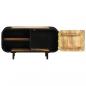 Preview: TV-Schrank 90x30x48 cm Raues Mangoholz