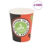 Preview: 1000 Stk. Einweg-Kaffeebecher Pappe 240 ml (8 oz)
