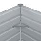 Preview: Garten-Hochbeet Verzinkter Stahl 600x80x77 cm Grau
