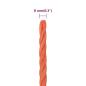 Preview: Arbeitsseil Orange 8 mm 250 m Polypropylen