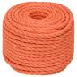 Preview: Arbeitsseil Orange 14 mm 50 m Polypropylen