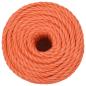 Preview: Arbeitsseil Orange 14 mm 50 m Polypropylen