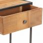 Preview: Konsolentisch 90 x 30 x 75 cm Recyceltes Massivholz