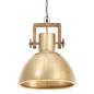 Preview: Hängelampe Industriestil 25 W Messing Rund 30 cm E27