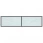 Preview: TV-Schrank Weiß Marmor-Optik 160x40x40,5 cm Hartglas