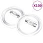 Preview: Button-Set mit Anstecknadel 100 Stk. Acryl 25 mm