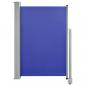 Preview: Ausziehbare Seitenmarkise 120x300 cm Blau