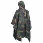 Preview: Wasserdichter Armee-Regenponcho für Camping/Wandern Tarnung