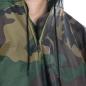 Preview: Wasserdichter Armee-Regenponcho für Camping/Wandern Tarnung