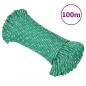 Preview: ARDEBO.de - Bootsseil Grün 5 mm 100 m Polypropylen