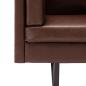 Preview: Ecksofa Kunstleder Braun