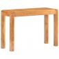 Preview: Konsolentisch 110x40x76 cm Massivholz mit Honigfarbenem Finish