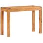 Preview: Konsolentisch 110x40x76 cm Massivholz mit Honigfarbenem Finish