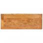 Preview: Konsolentisch 110x40x76 cm Massivholz mit Honigfarbenem Finish