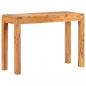 Preview: Konsolentisch 110x40x76 cm Massivholz mit Honigfarbenem Finish