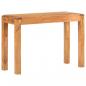 Preview: Konsolentisch 110x40x76 cm Massivholz mit Honigfarbenem Finish