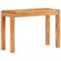 Preview: Konsolentisch 110x40x76 cm Massivholz mit Honigfarbenem Finish