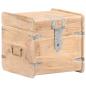 Preview: Truhe 40x40x40 cm Akazie Massivholz