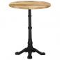 Preview: Bistrotisch Ø60x76 cm Raues Mangoholz