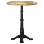 Preview: Bistrotisch Ø60x76 cm Raues Mangoholz