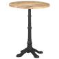 Preview: Bistrotisch Ø60x76 cm Raues Mangoholz
