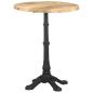 Preview: Bistrotisch Ø60x76 cm Raues Mangoholz