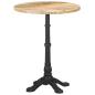 Preview: Bistrotisch Ø60x76 cm Raues Mangoholz