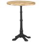 Preview: Bistrotisch Ø60x76 cm Raues Mangoholz