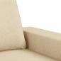 Preview: 3-tlg. Sofagarnitur Creme Stoff