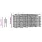 Preview: Outdoor-Hundezwinger mit Dach Stahl 9,22 m²