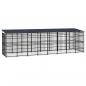Preview: Outdoor-Hundezwinger mit Dach Stahl 14,75 m²