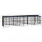 Preview: Outdoor-Hundezwinger mit Dach Stahl 18,43 m²