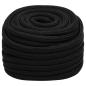 Preview: Arbeitsseil Schwarz 20 mm 50 m Polyester
