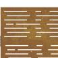 Preview: Gartentor 85x75 cm Cortenstahl Quadratisches Design