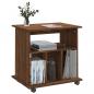 Preview: Rollschrank Braun Eichen-Optik 60x45x60 cm Holzwerkstoff